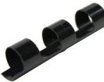 CFS Products Plastic Comb Binding Spines, 1 1/2" Inch Diameter, Black, 290 Sheets, 100 Pack - 13112